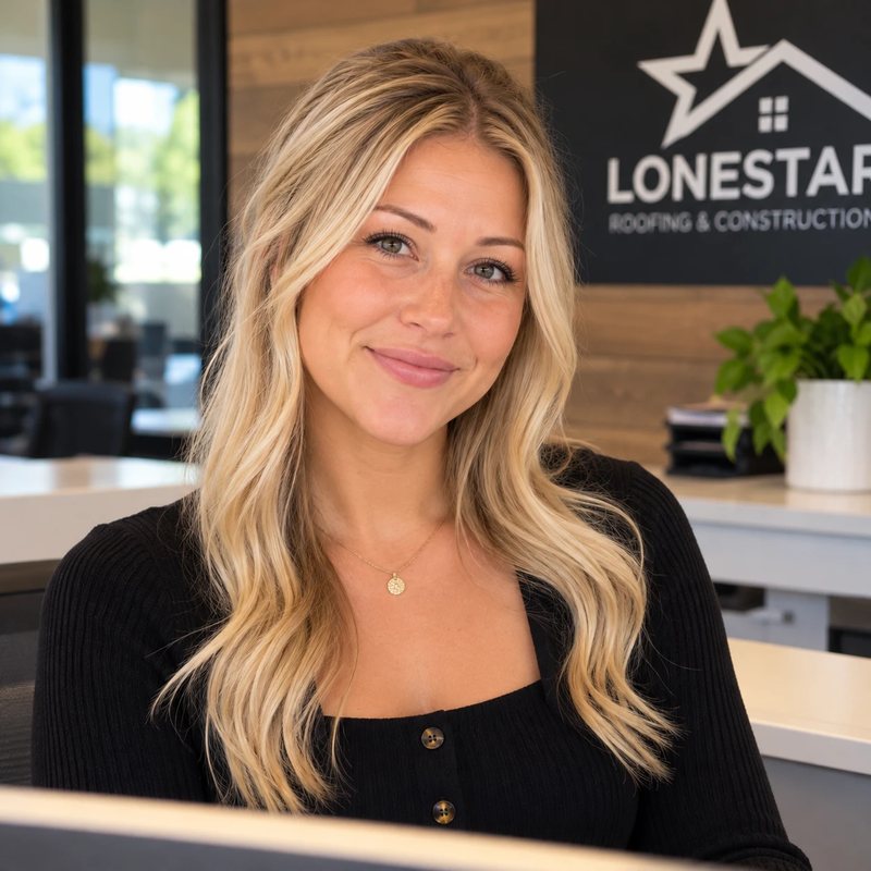 Liz Parker, virtual assistant at Lonestar Roofing & Construction